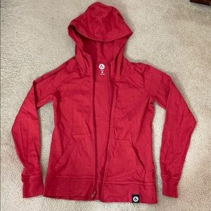 Red American Giant Zip Up